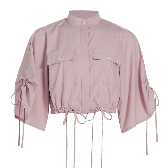 NWT! Hevron Size XS • Eva Lilac Cropped Top. - Picture 1 of 5